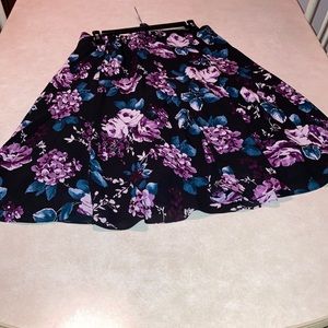 Floral Print Skirt